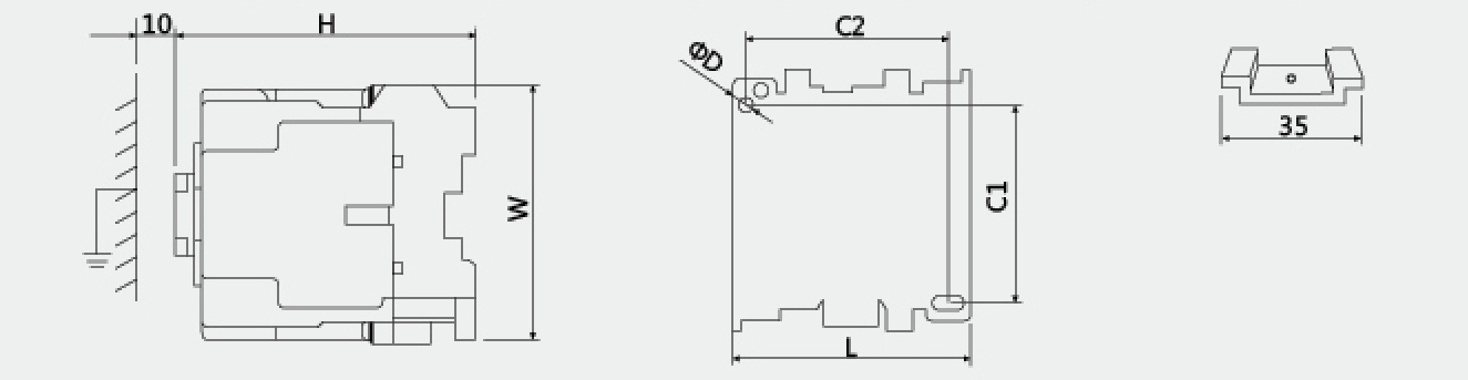 SS-T21 3 phase AC contactor