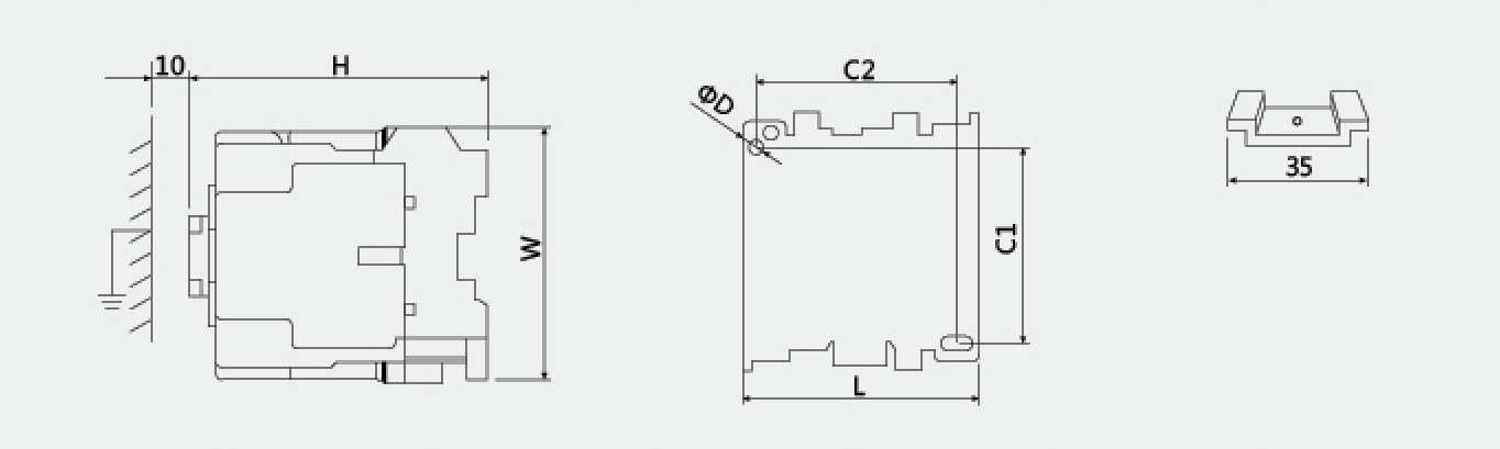 SS-T80 AC magnetic contactor